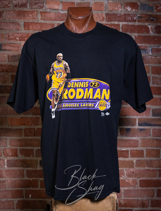 Vintage 1998 Dennis Rodman Lakers Graphic T Shirt 2XL