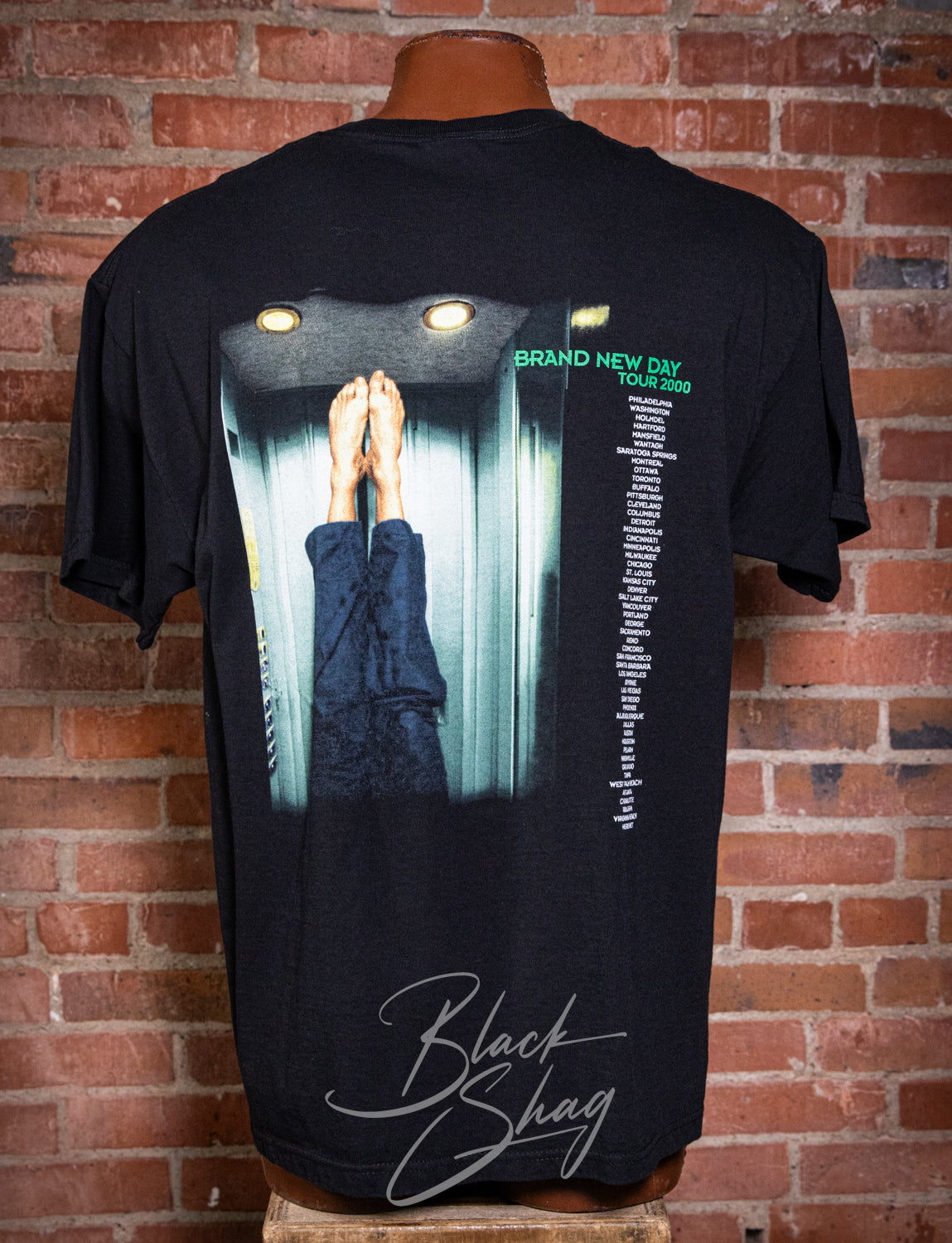 Vintage 2000 Sting Brand New Day Tour Concert T Shirt XL