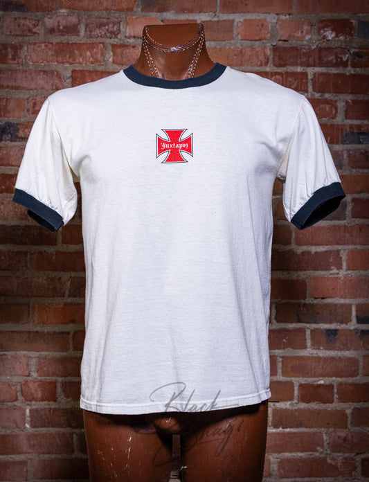 Vintage 2000s Juxtapoz Ringer Graphic T Shirt Large