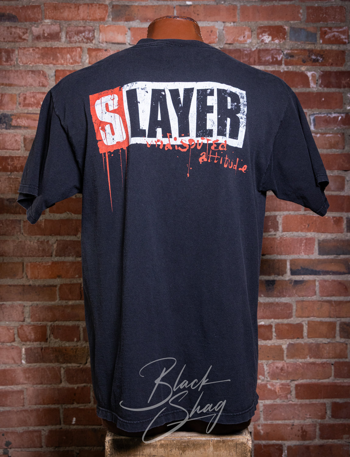 Vintage 90s Slayer Undisputed Attitude Concert T Shirt XL