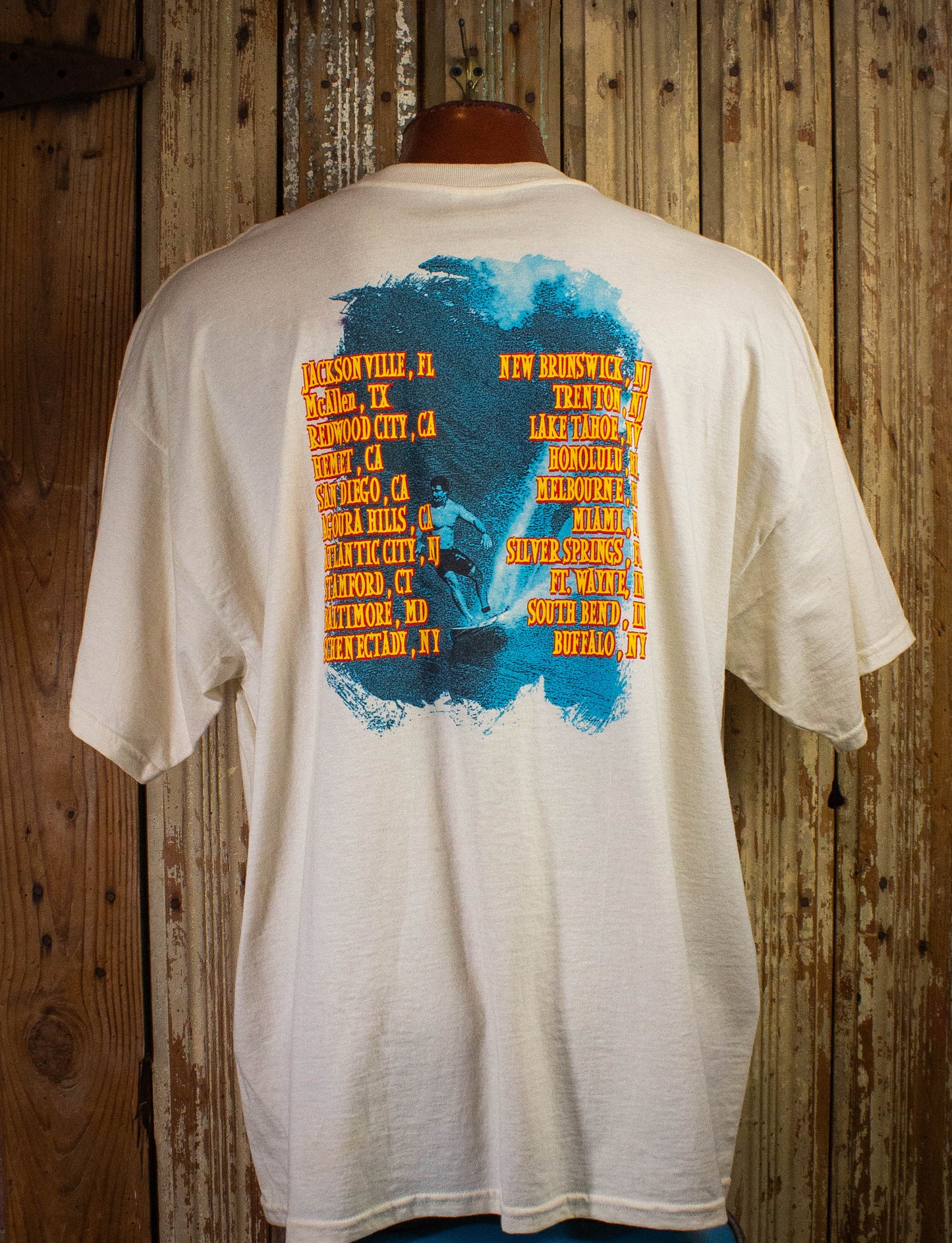 Vintage 2001 Beach Boys Surfin Safari Concert T Shirt White XXL