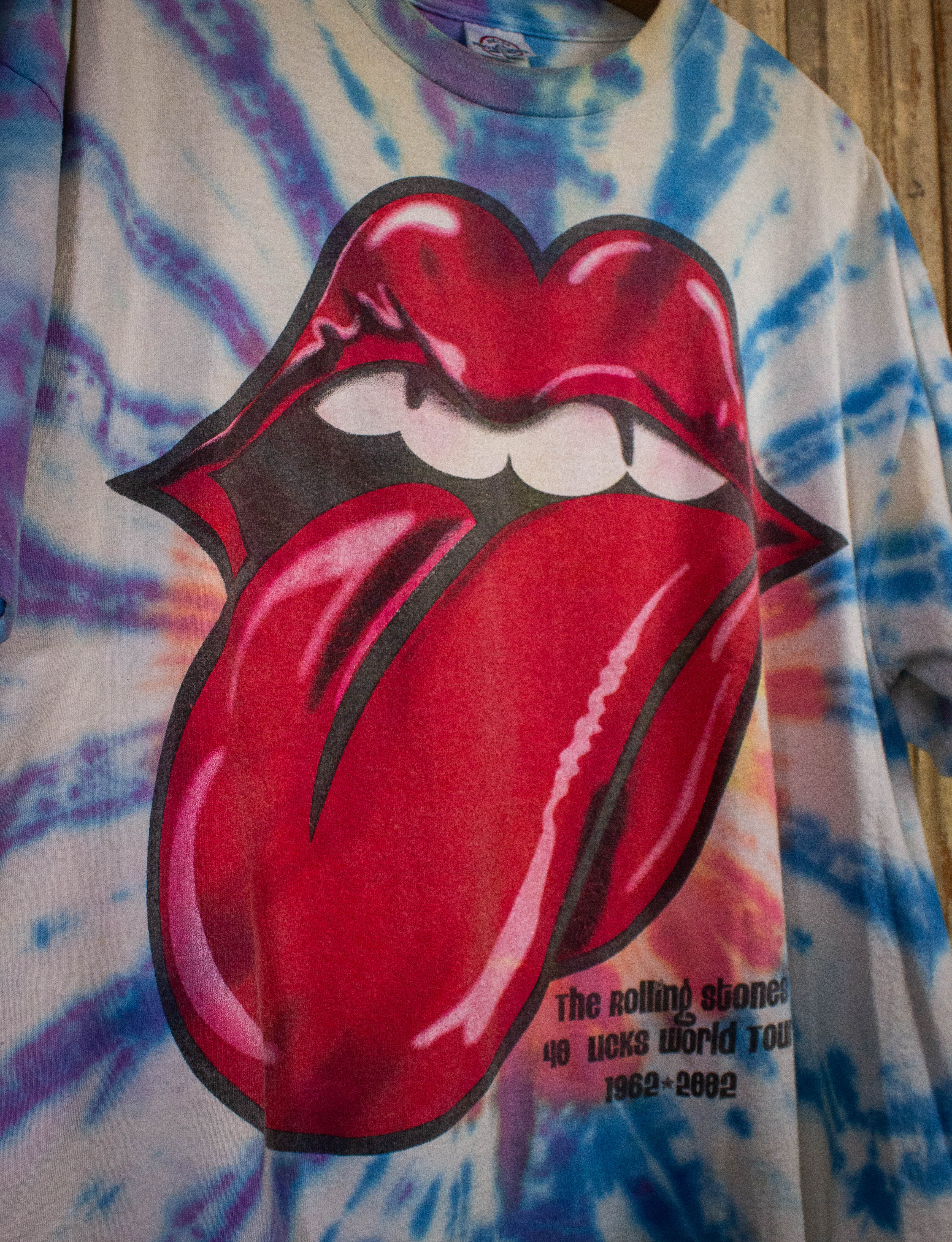Vintage Rolling Stones 46 Licks Concert T Shirt 2002 XL
