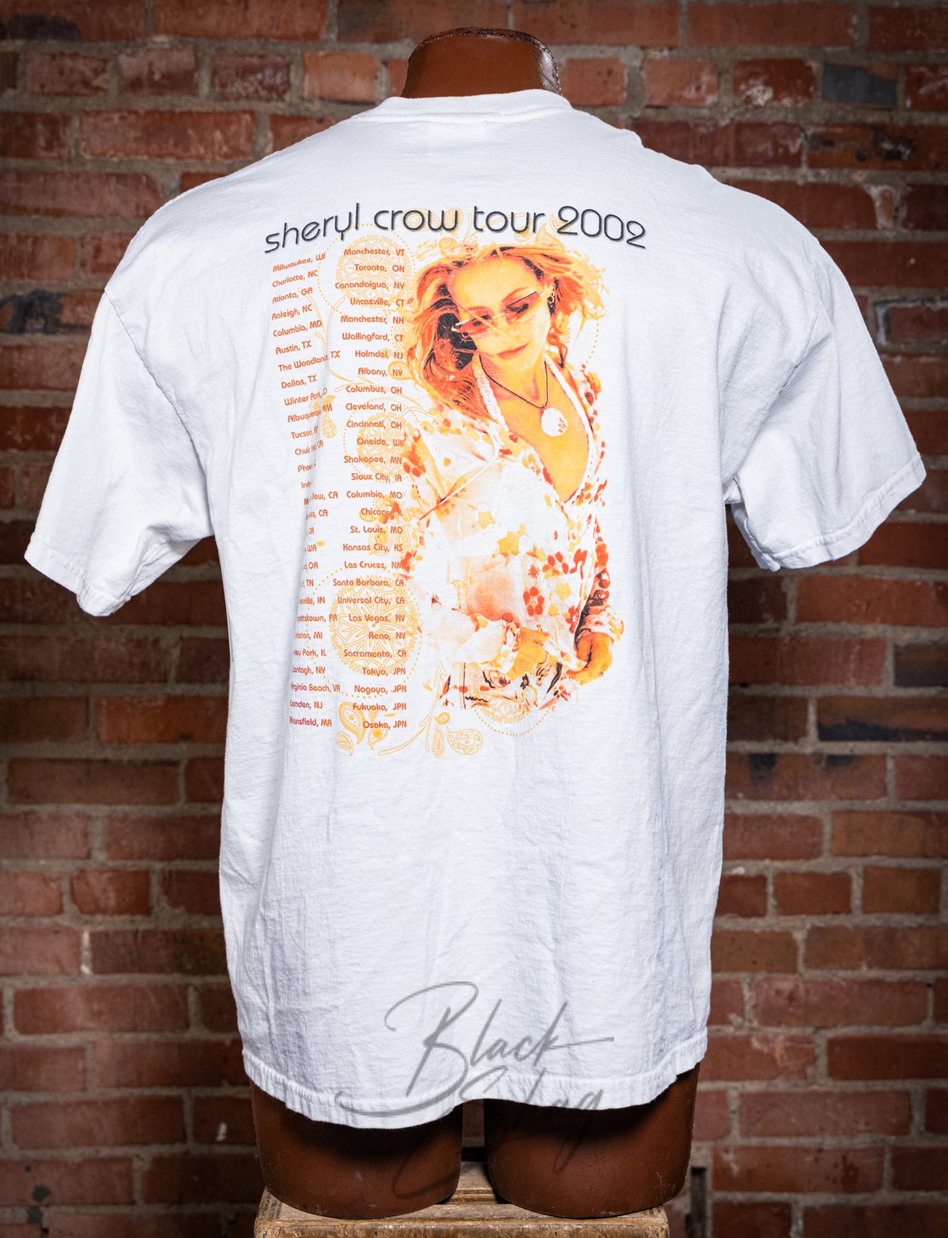 Vintage 2002 Sheryl Crow Concert T Shirt XL