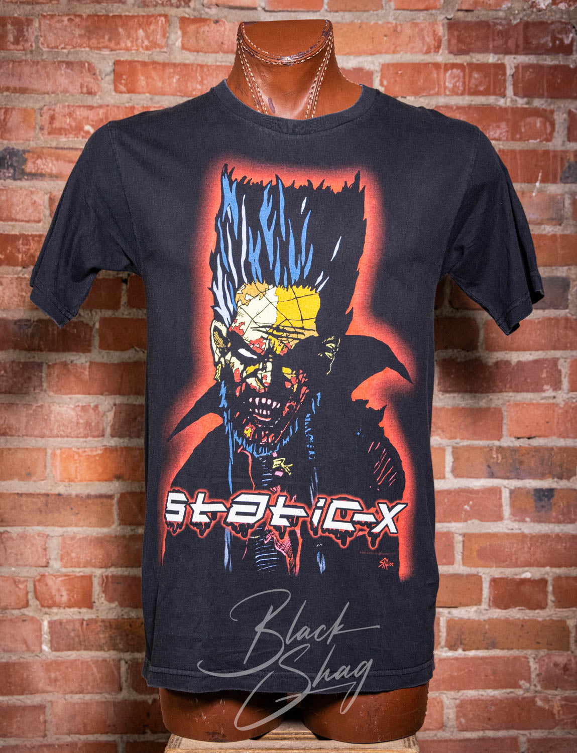 Vintage 2002 Static-X Cold We're So Cold Concert T Shirt Medium