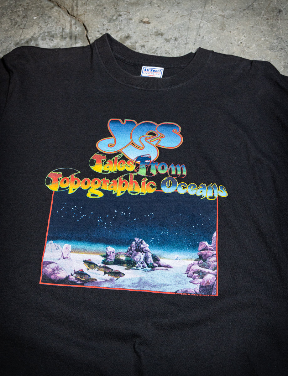 Vintage 2002 Yes Tales from Topographic Oceans T Shirt – Black