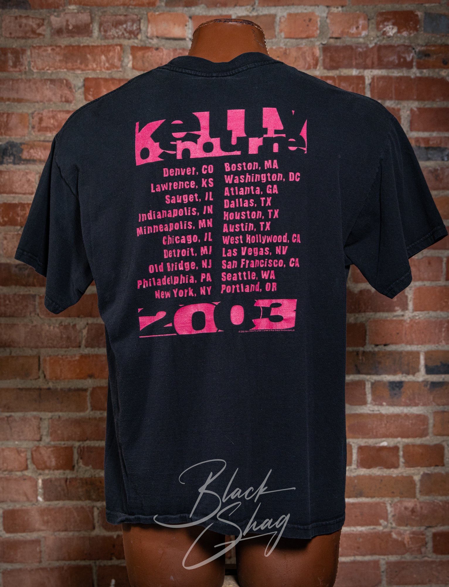 Vintage 2003 Kelly Osbourne Shut Up Concert T Shirt XL