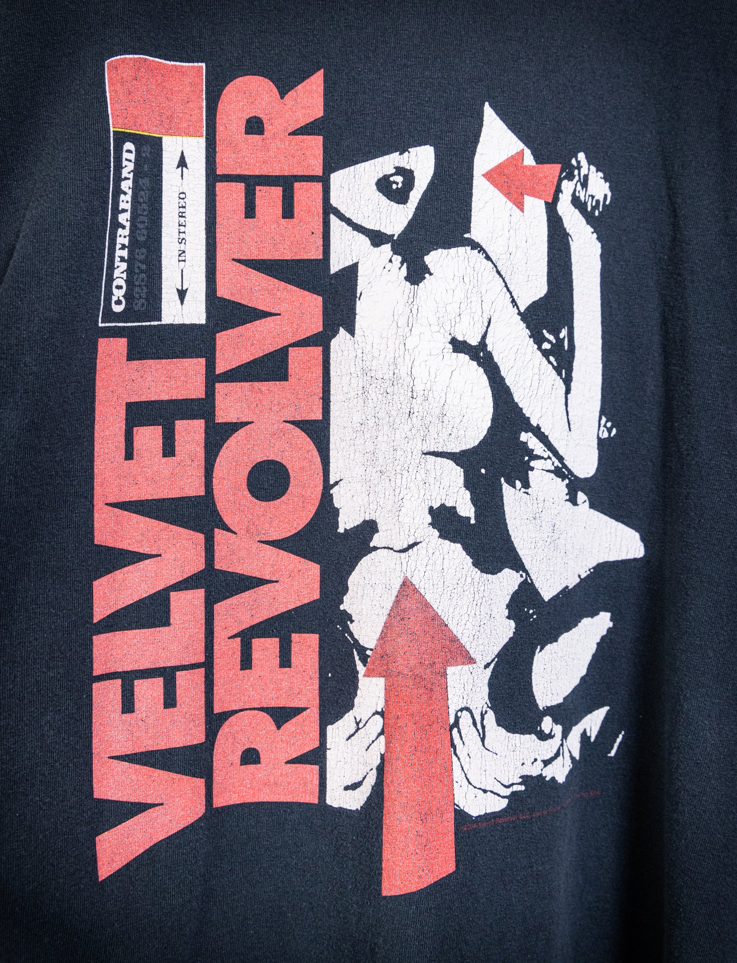 Vintage 2004 Velvet Revolver Contraband Long Sleeve Concert T Shirt 2XL