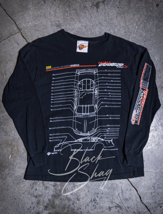 Vintage 2005 Nascar Monte Carlo Long Sleeve Racing Graphic T Shirt Medium