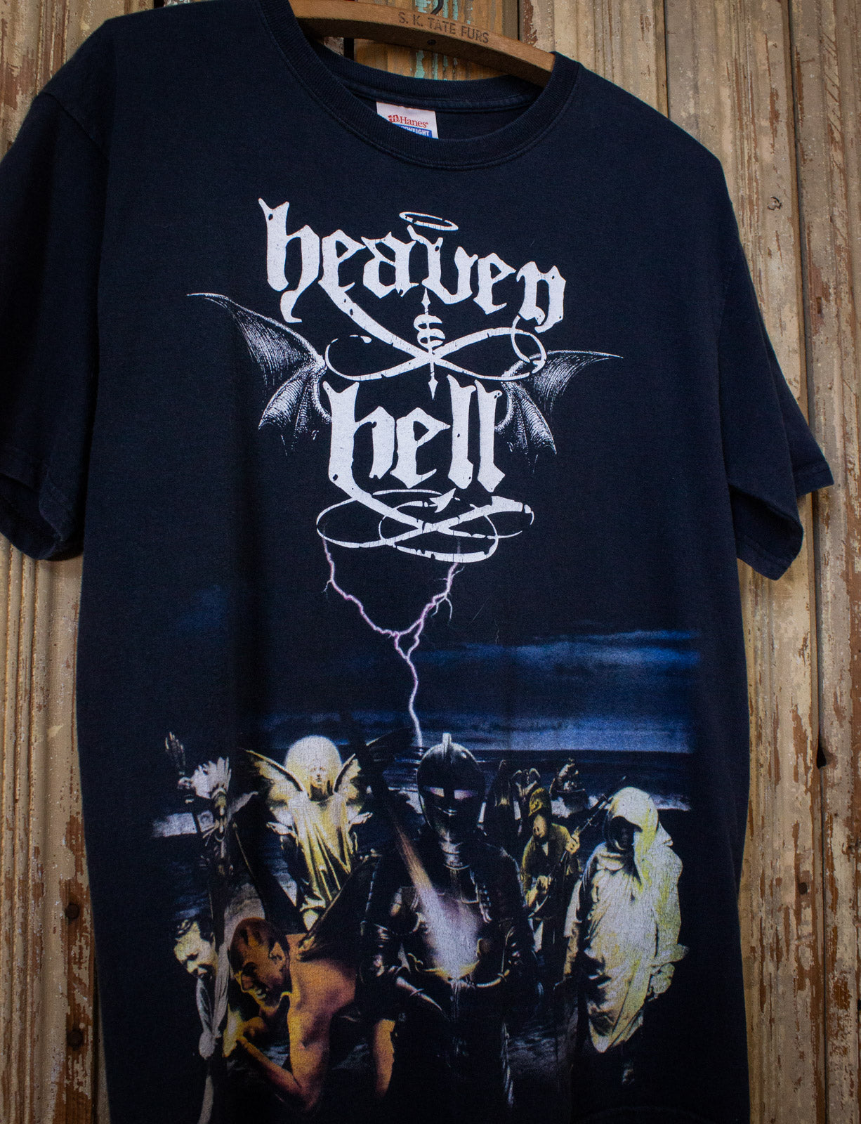 Vintage 2007 Heaven and Hell Live Evil Concert T Shirt Medium