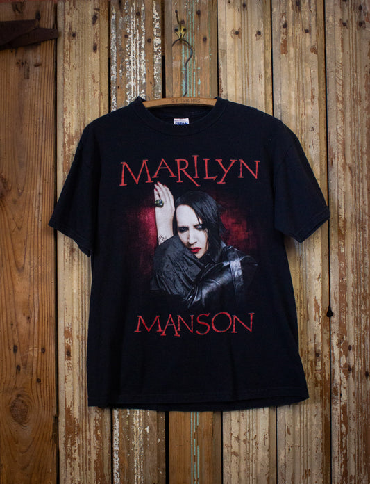 Vintage 2008 Marilyn Manson US Tour Concert T Shirt Black Medium