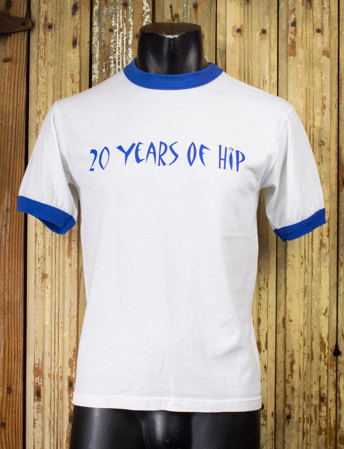 Vintage 20 Years of Hip Concert Ringer T Shirt Small