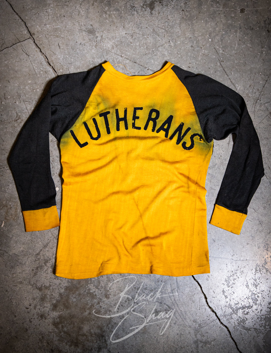 Vintage 1940s Lutherans Grawvunder's Rest Jersey T Shirt Small