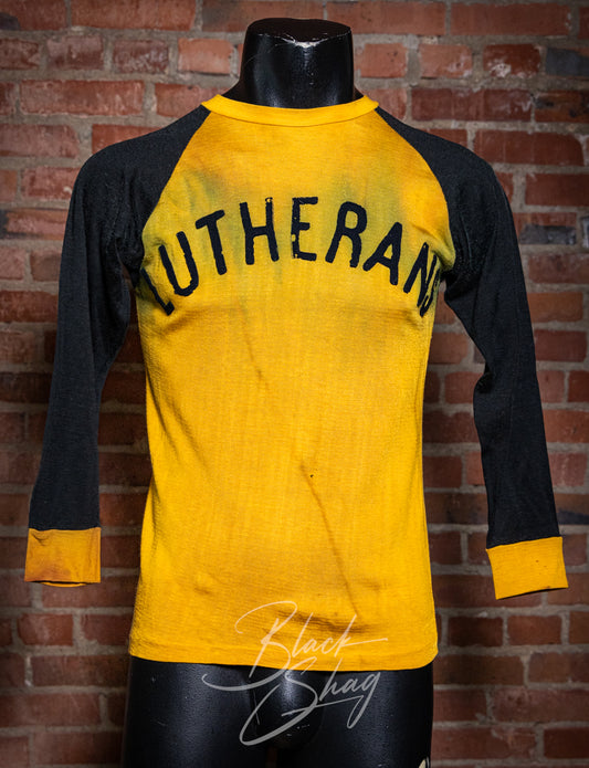 Vintage 1940s Lutherans Grawvunder's Rest Jersey T Shirt Small