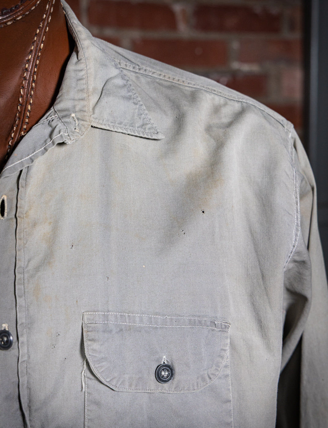 Vintage 60s Cone Mills Work Shirt XL