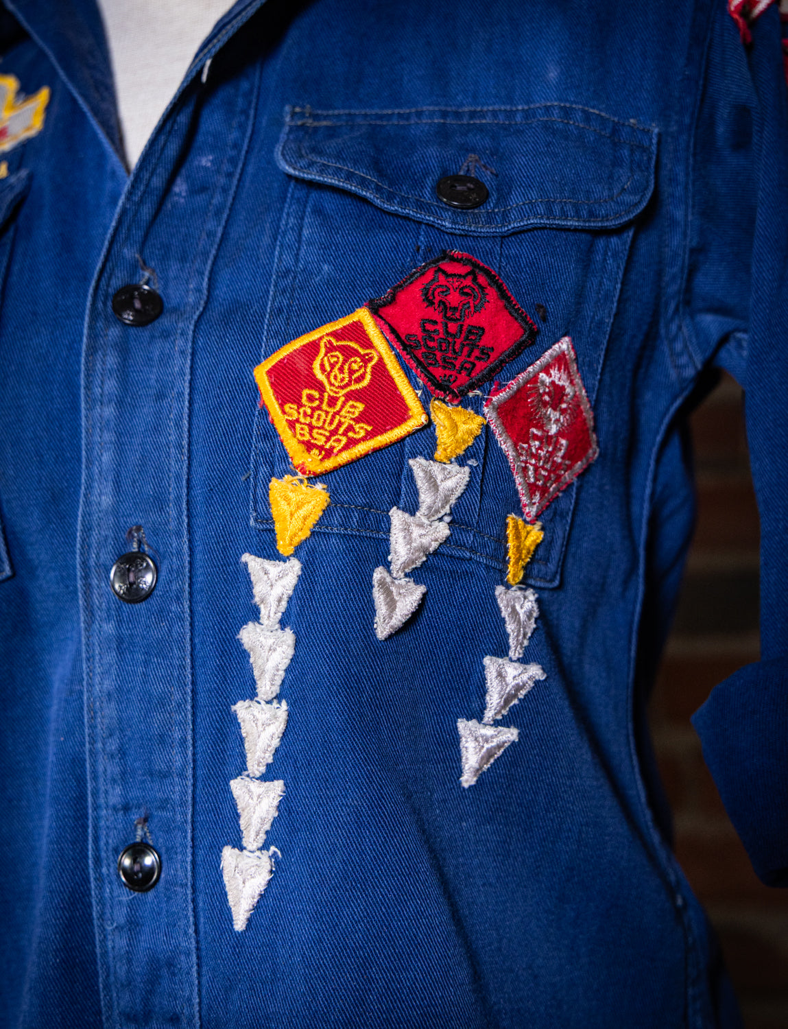 Vintage 60s Cub Scout Uniform Shirt XS