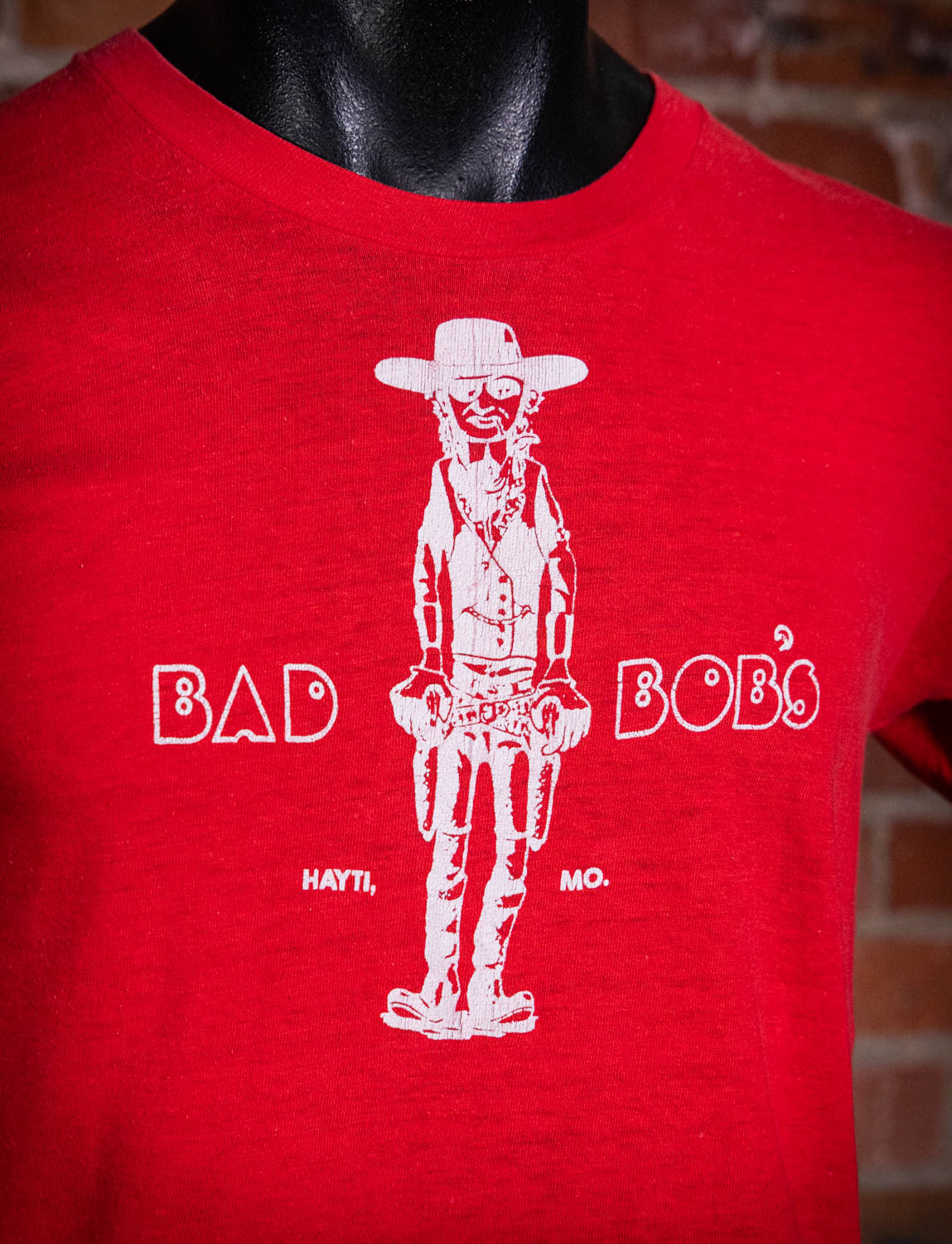 Vintage 70s Bad Bob's Graphic T Shirt Small