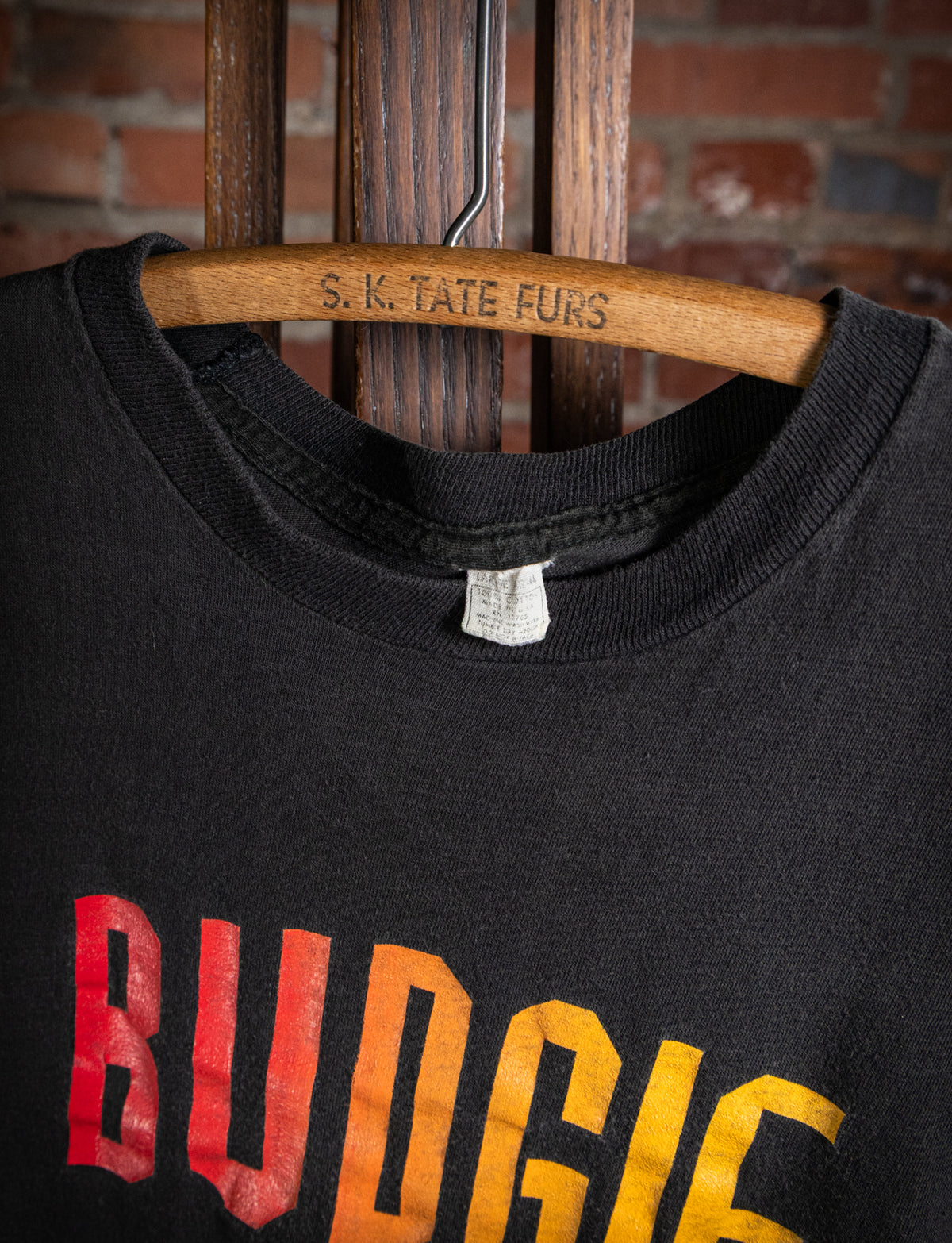Vintage 70s Budgie Hegewisch Records Promo T Shirt Small