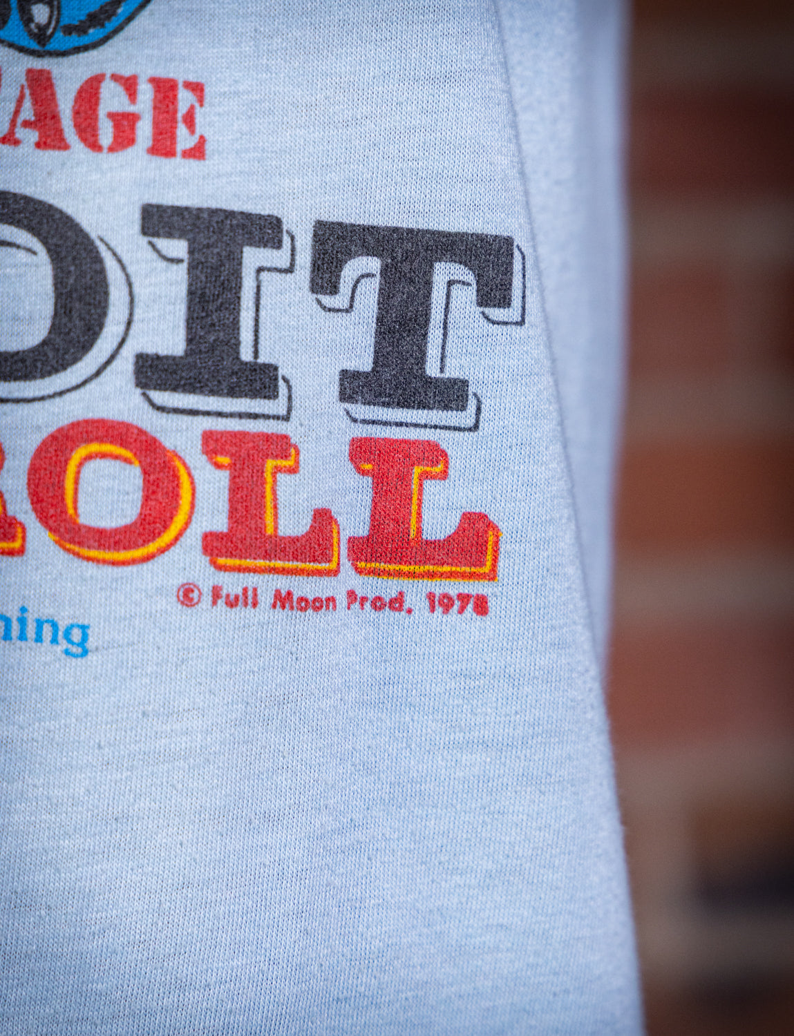 Vintage 70s Detroit Rock & Roll Graphic T Shirt Medium