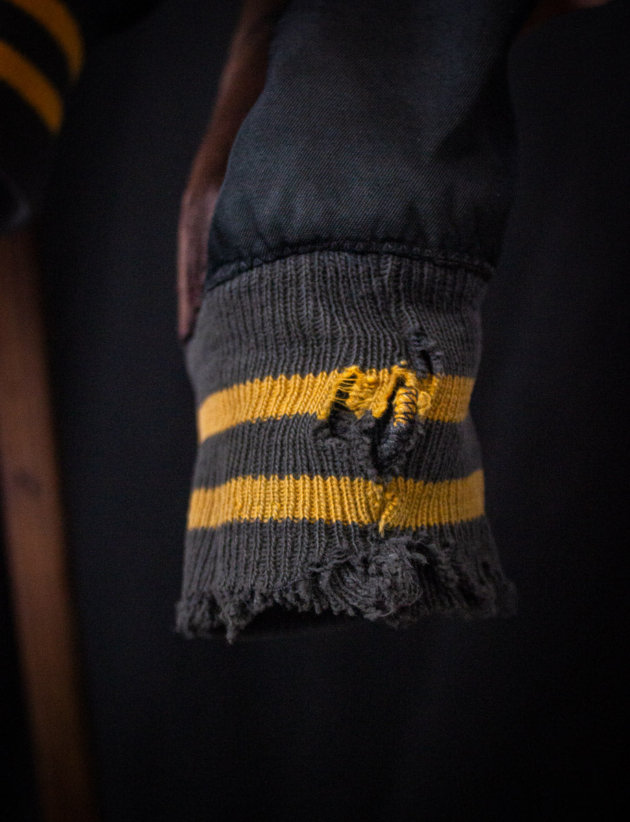 Vintage Golden Earring Satin Bomber Jacket 70s Medium