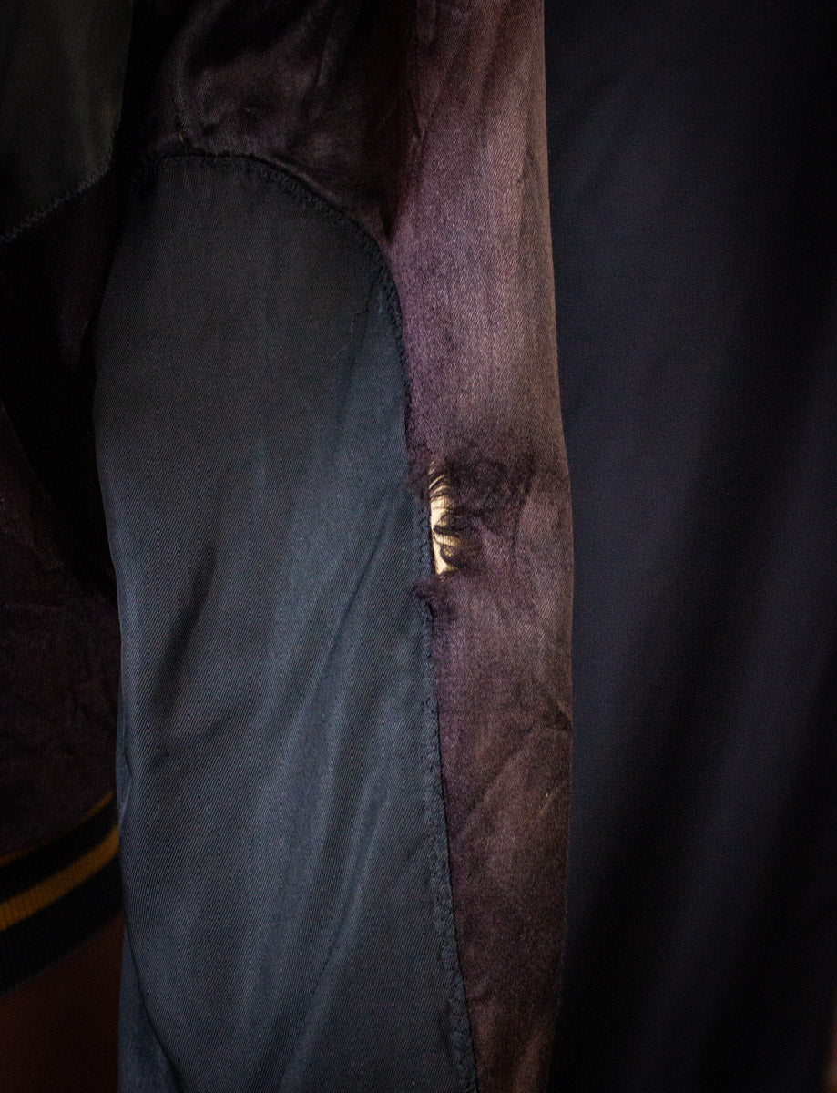 Vintage Golden Earring Satin Bomber Jacket 70s Medium