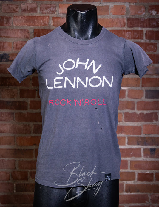 Vintage 70s John Lennon Rock 'n' Roll Apple Records Promo T Shirt Small