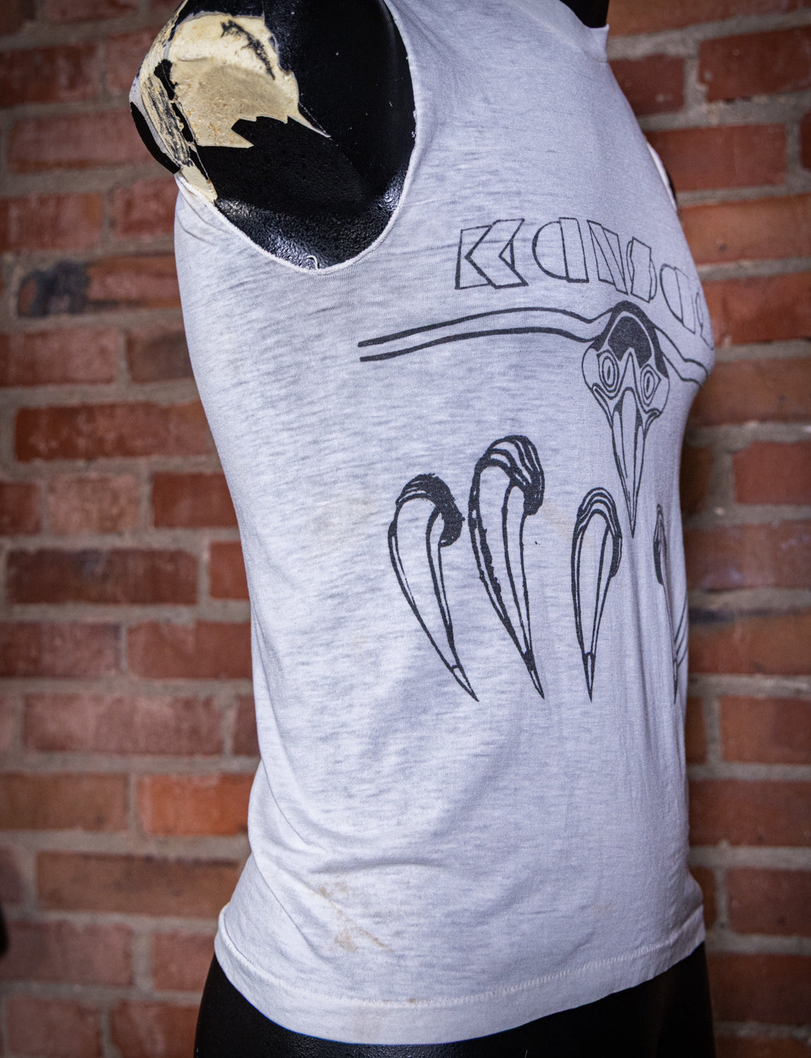 Vintage 80s Kansas American Tour Cut Off Concert T Shirt XS