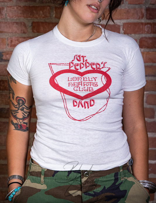 Vintage 70s Sgt Pepper's Lonely Hearts Club Band Promo T Shirt XS