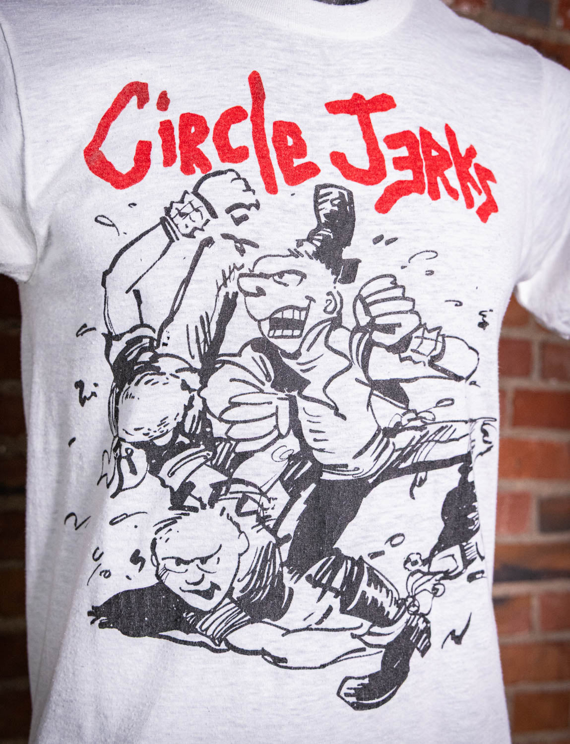 Vintage 80s Circle Jerks Concert T Shirt Small