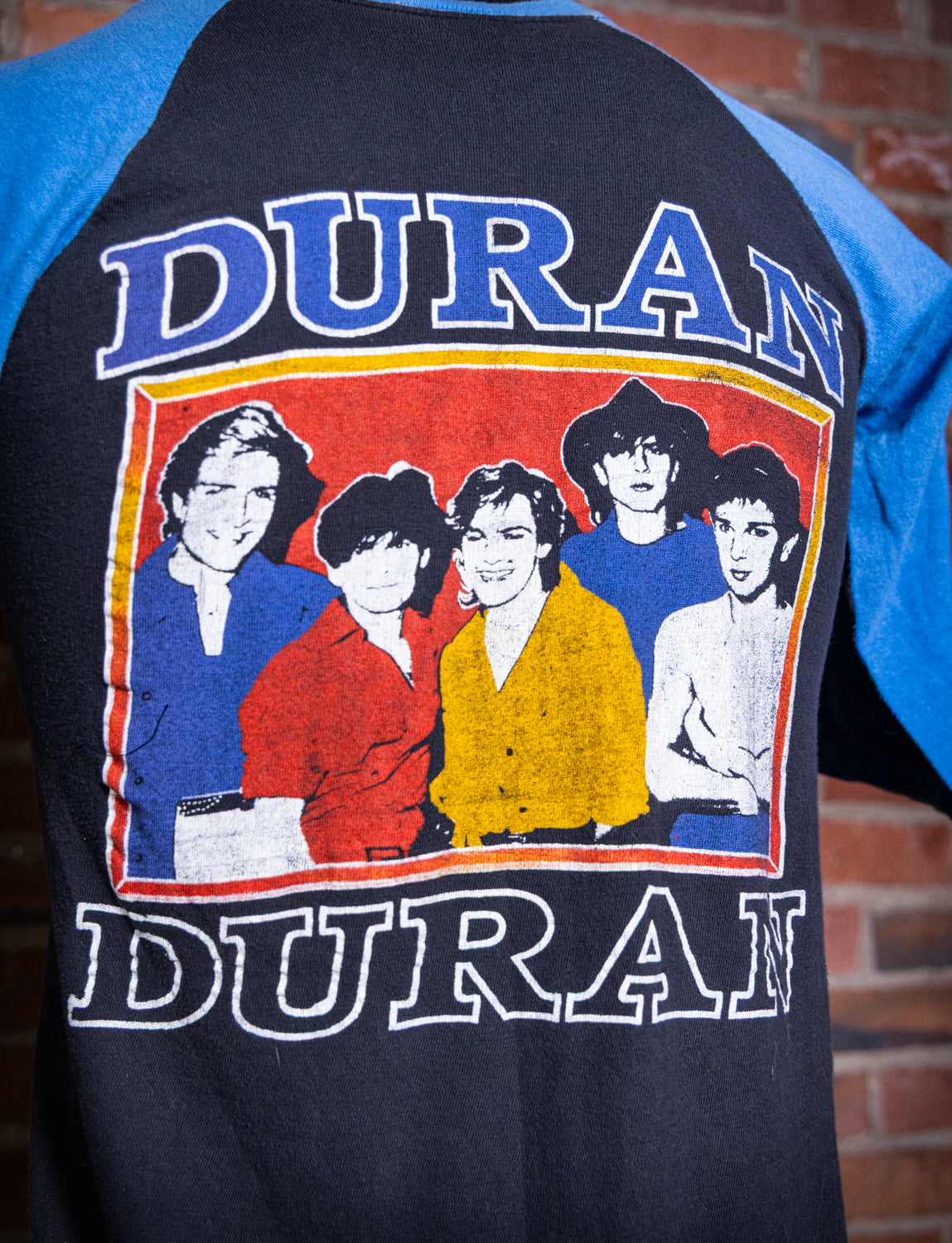 Vintage 80s Duran Duran Parking Lot Raglan Concert T Shirt Small