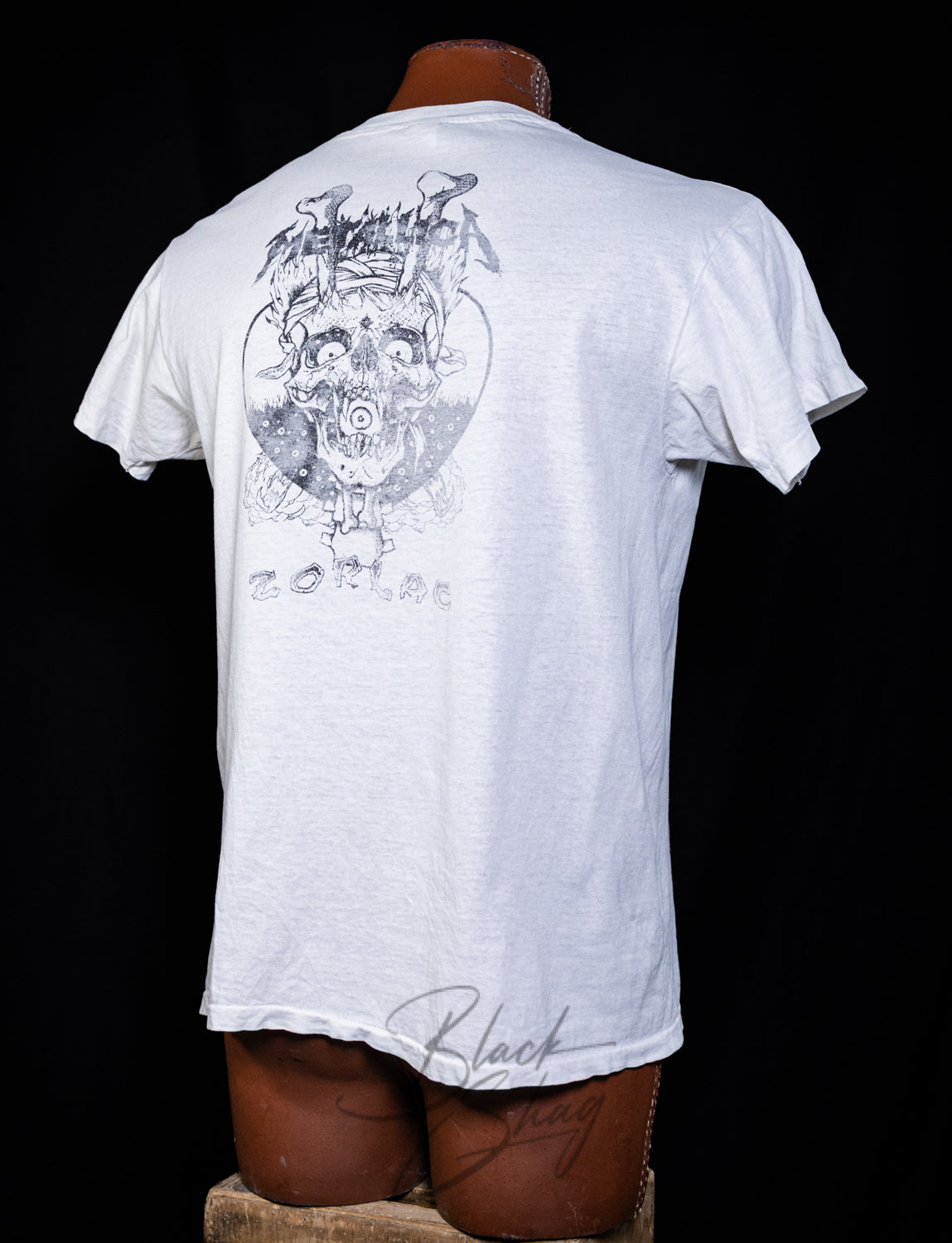 Vintage 80s Metallica Zorlac Pushead Concert T Shirt XL