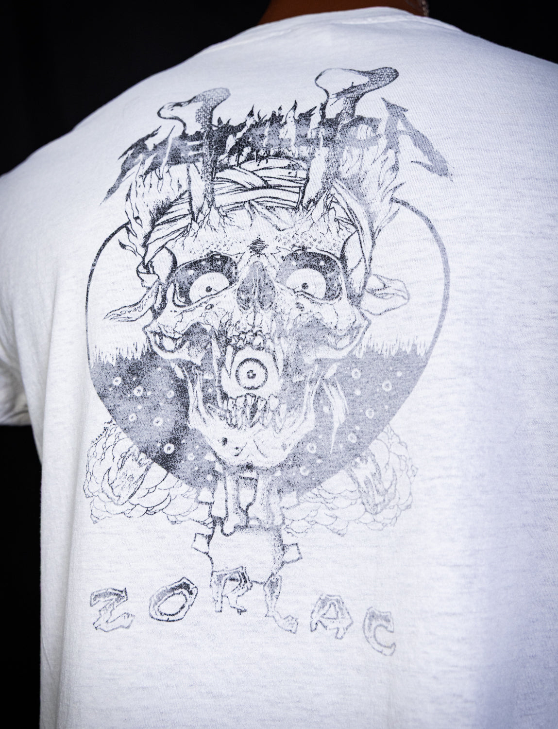 Vintage 80s Metallica Zorlac Pushead Concert T Shirt XL