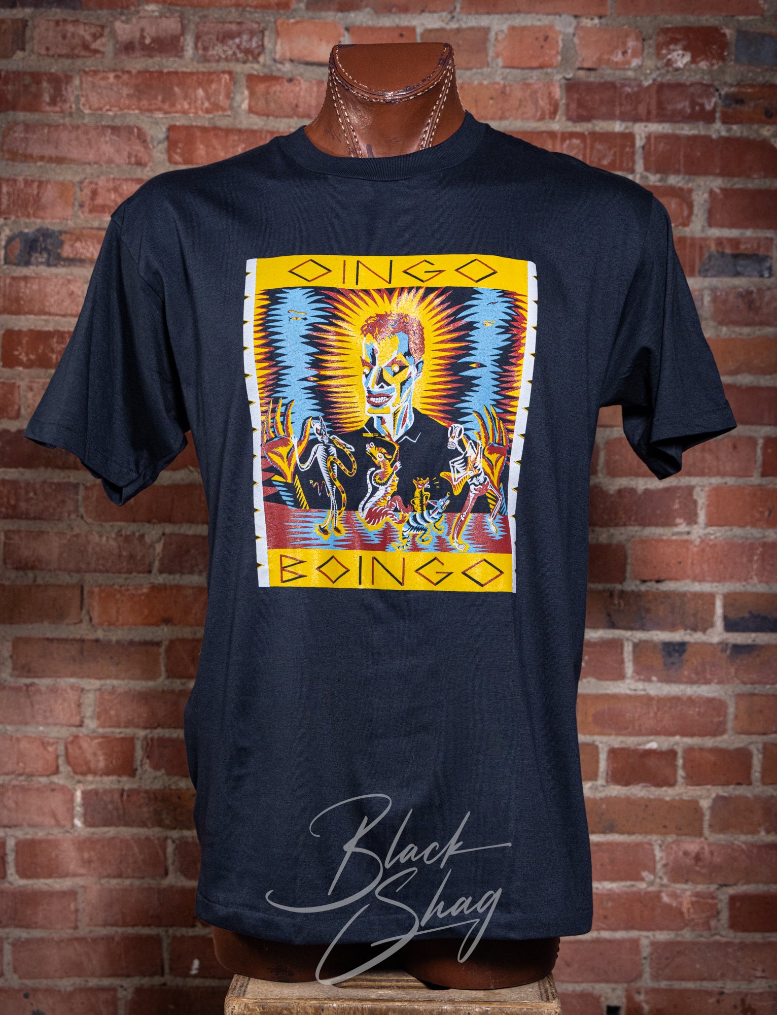 Vintage 80s Oingo Boingo Dead Mans Concert T Shirt XL