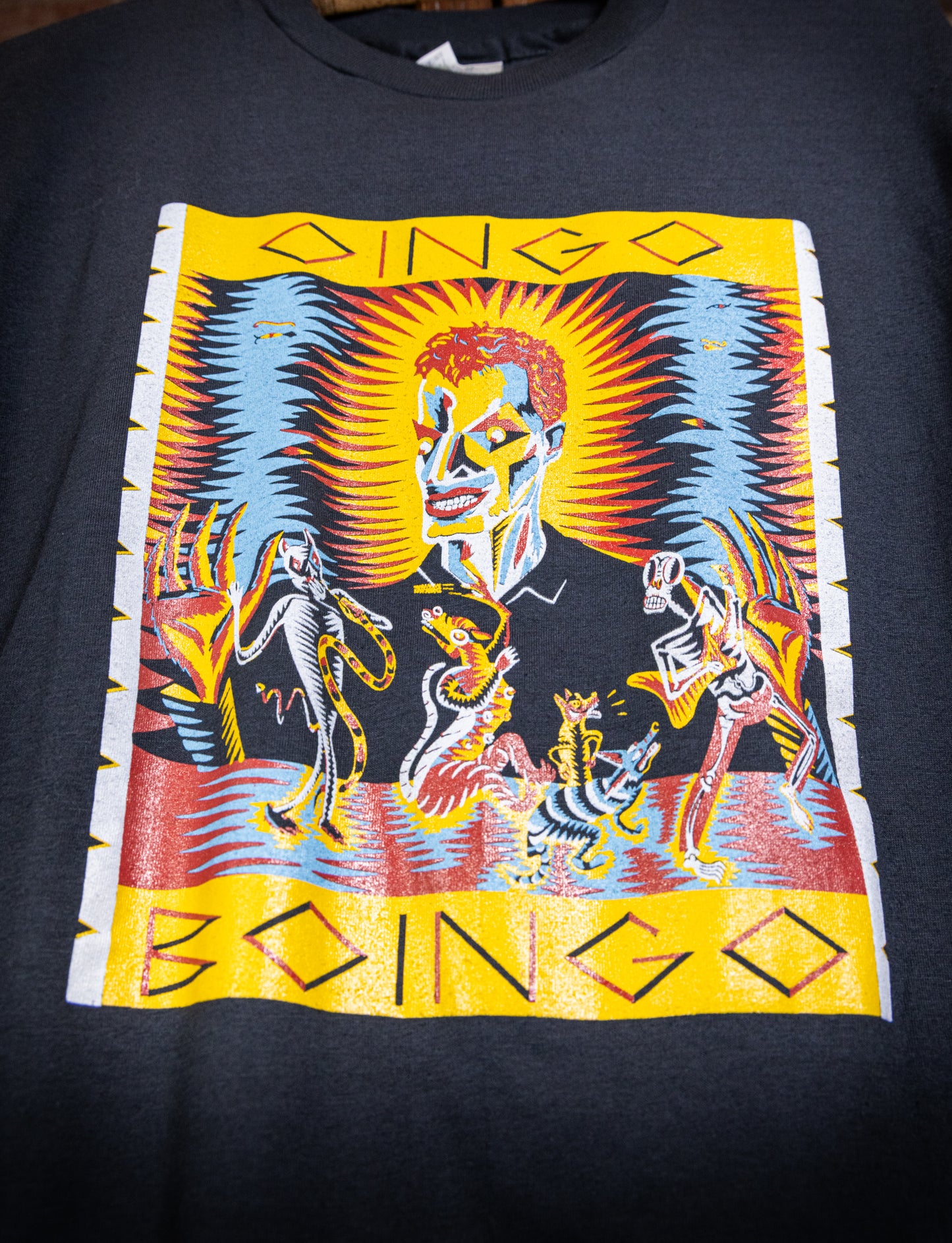 Vintage 80s Oingo Boingo Dead Mans Concert T Shirt XL