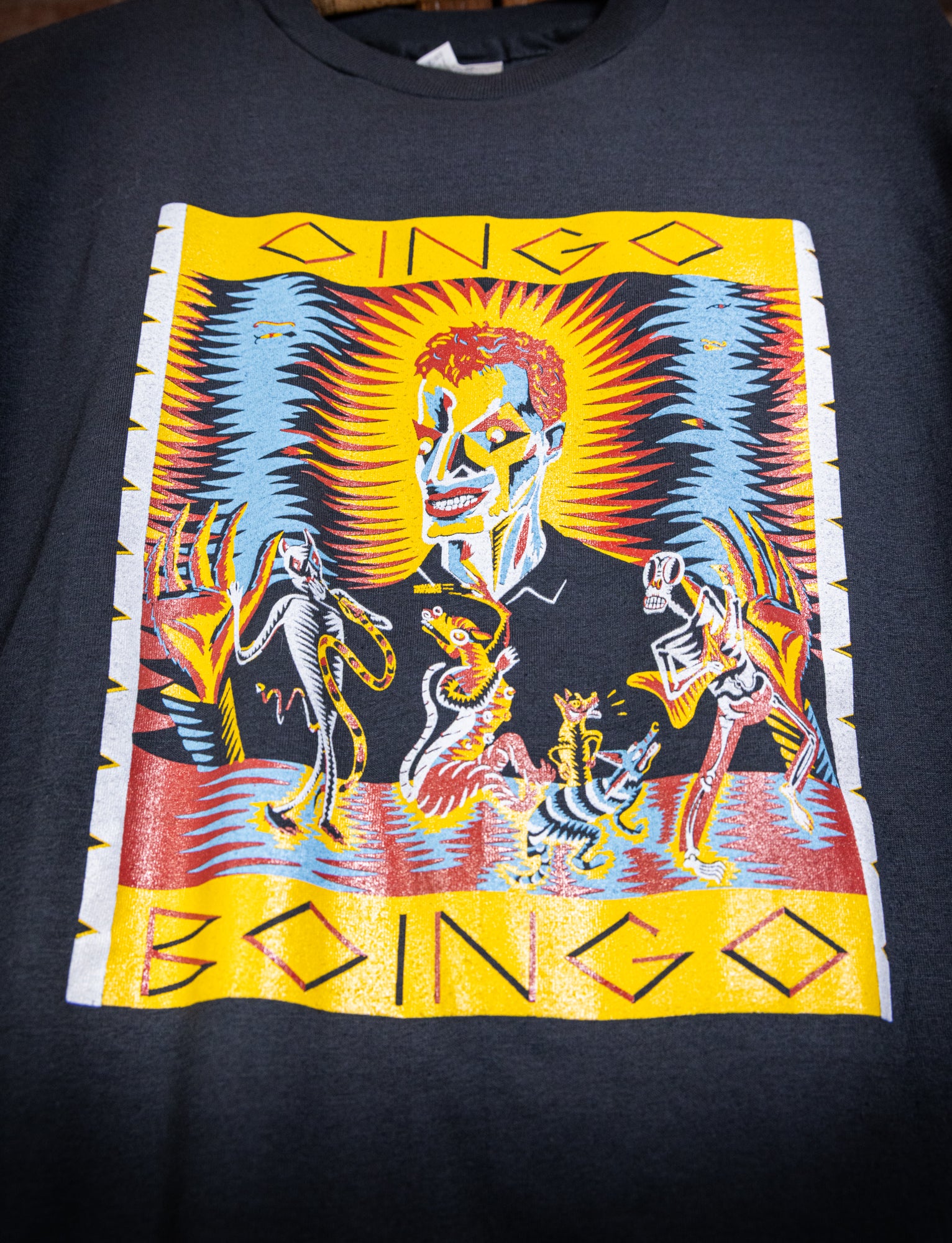 Vintage 80s Oingo Boingo Dead Mans Concert T Shirt XL