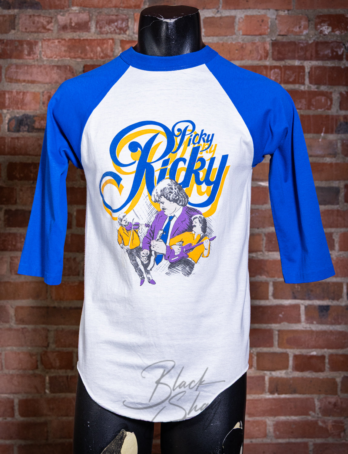 Vintage 80s Picky Ricky Skaggs Concert T Shirt Medium