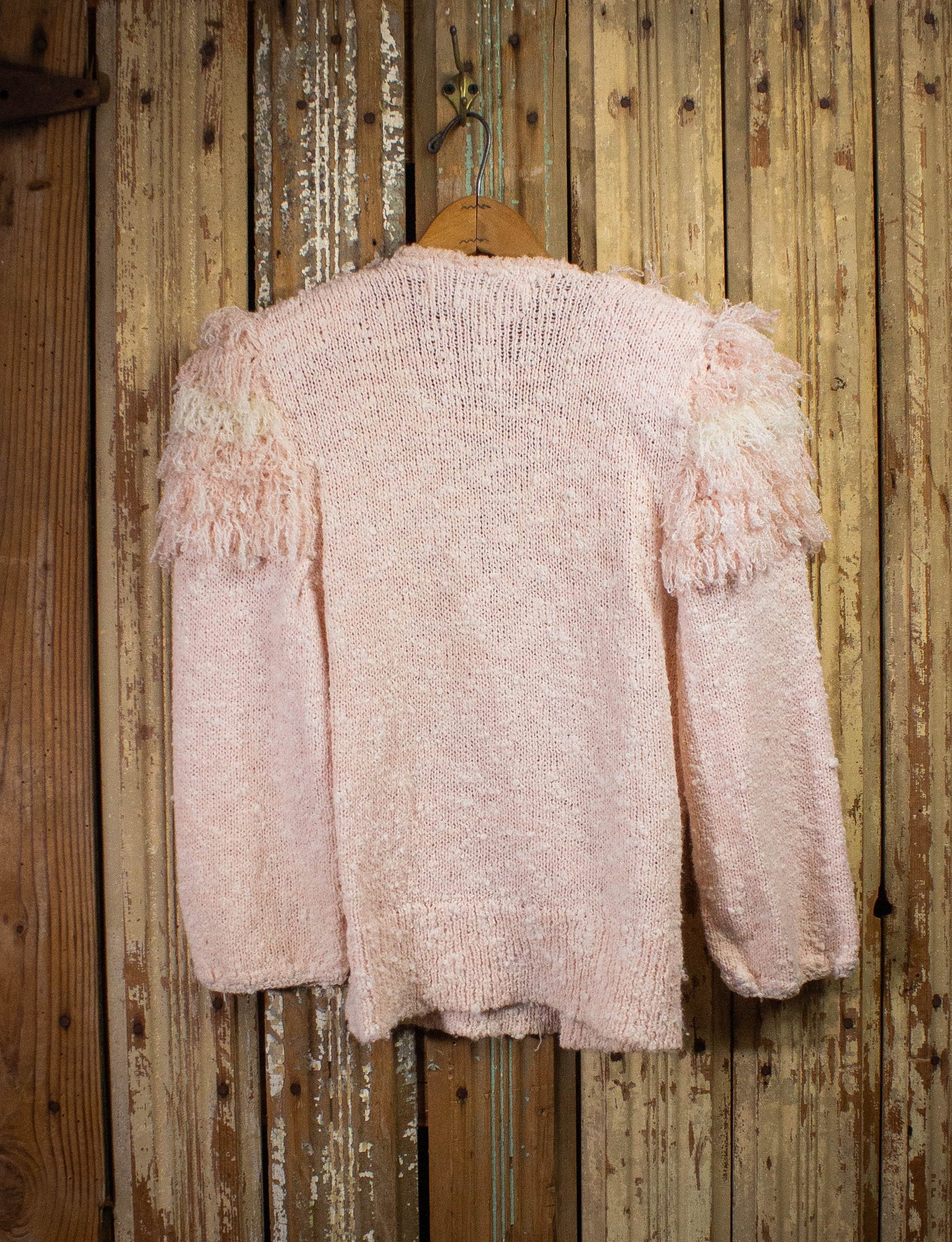 Vintage 80s Sideeffects Pink Sweater Medium