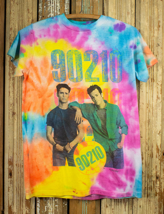 Vintage Beverly Hills 90210 Tie Dye Graphic T Shirt 90s