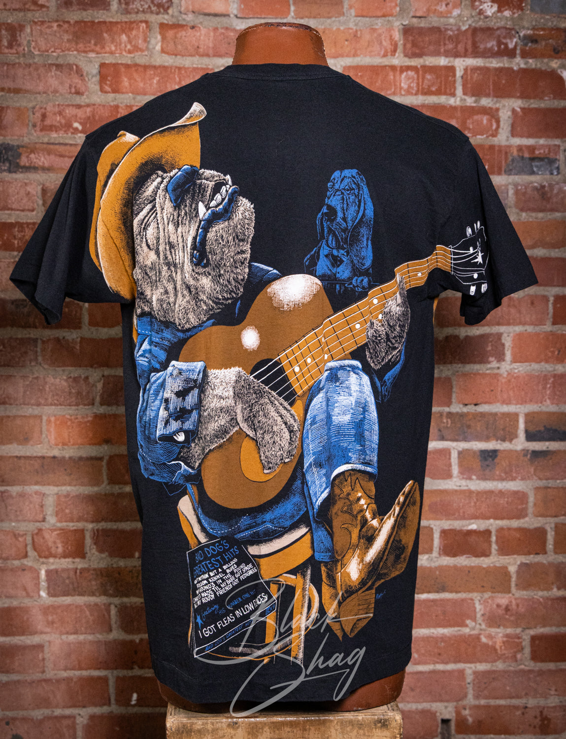 Vintage 90s Grand Ole Opry Bad Dog's Greatest Hits AOP Graphic T Shirt XL