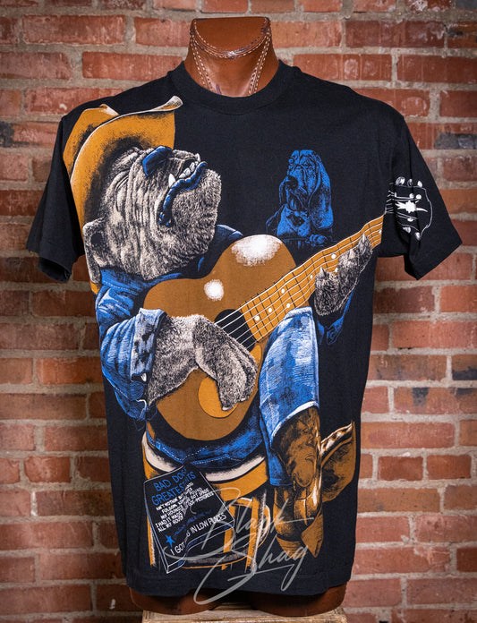 Vintage 90s Grand Ole Opry Bad Dog's Greatest Hits AOP Graphic T Shirt XL