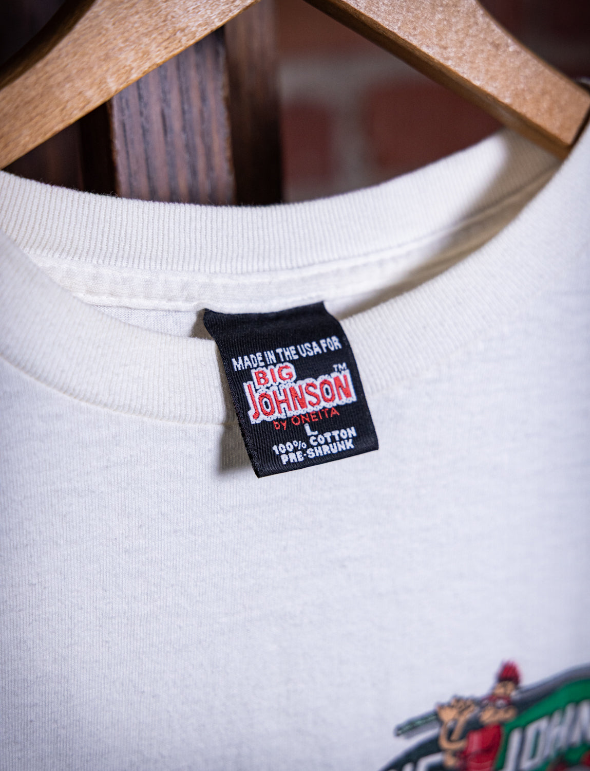 Vintage 1995 Big Johnson's Golf Graphic T Shirt Large