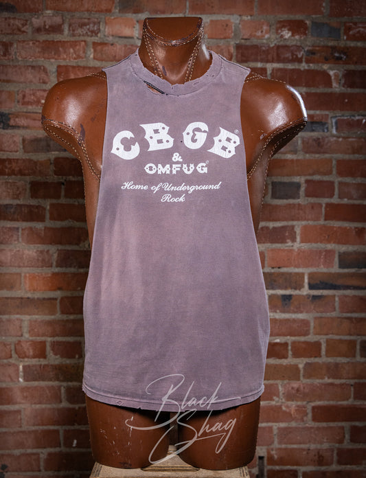 Vintage 90s CBGB Cut Off T Shirt XL