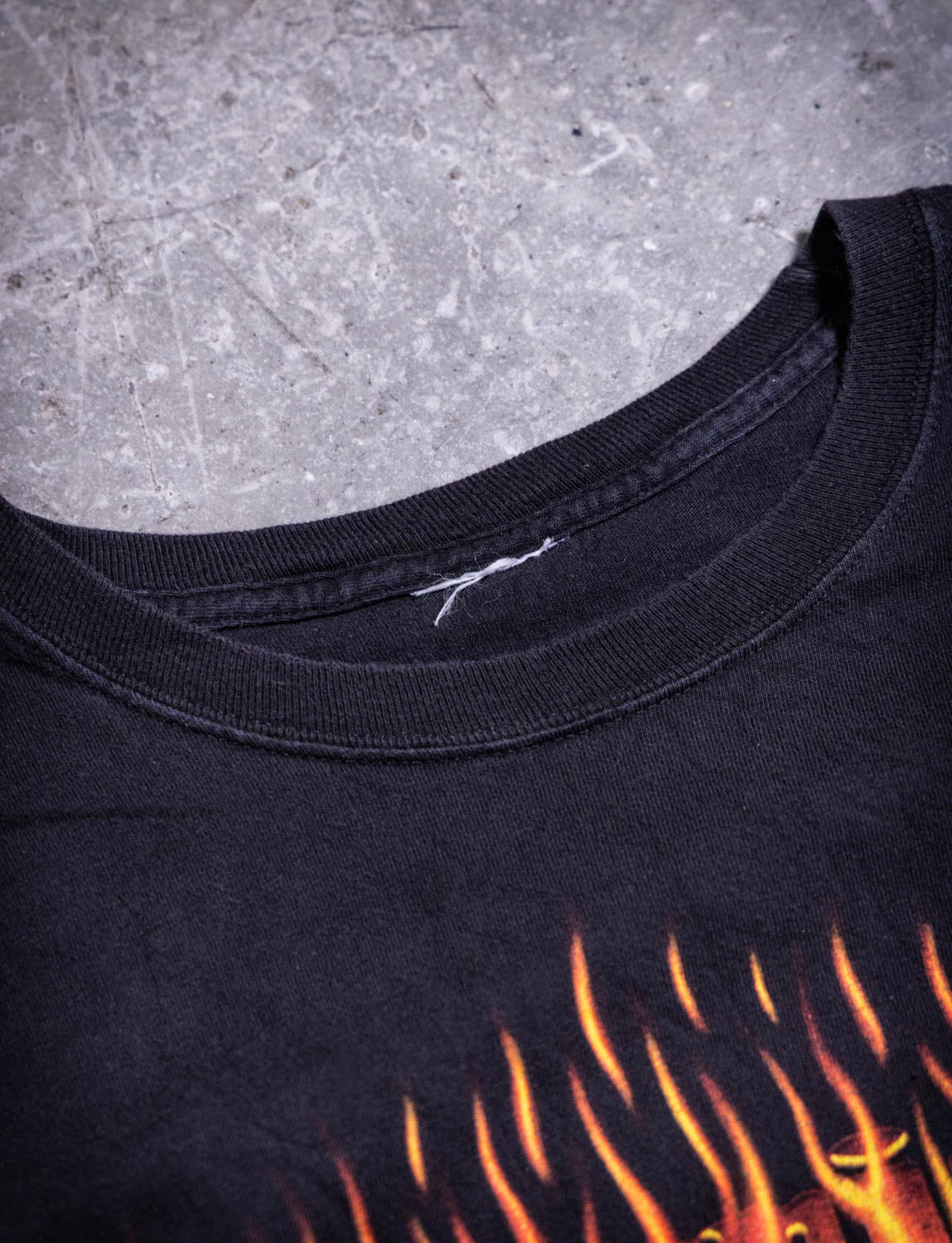 Vintage 90s Easyriders Flame Skull Long Sleeve Graphic T Shirt XL