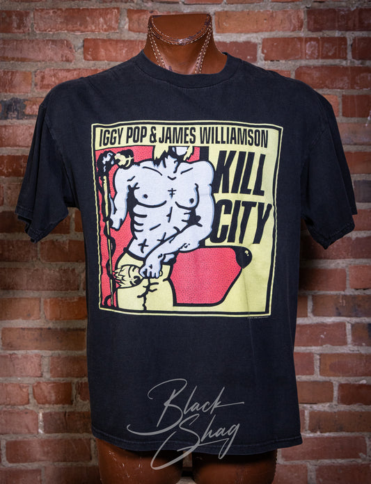 Vintage 1999 Iggy Pop Kill City Concert T Shirt XL