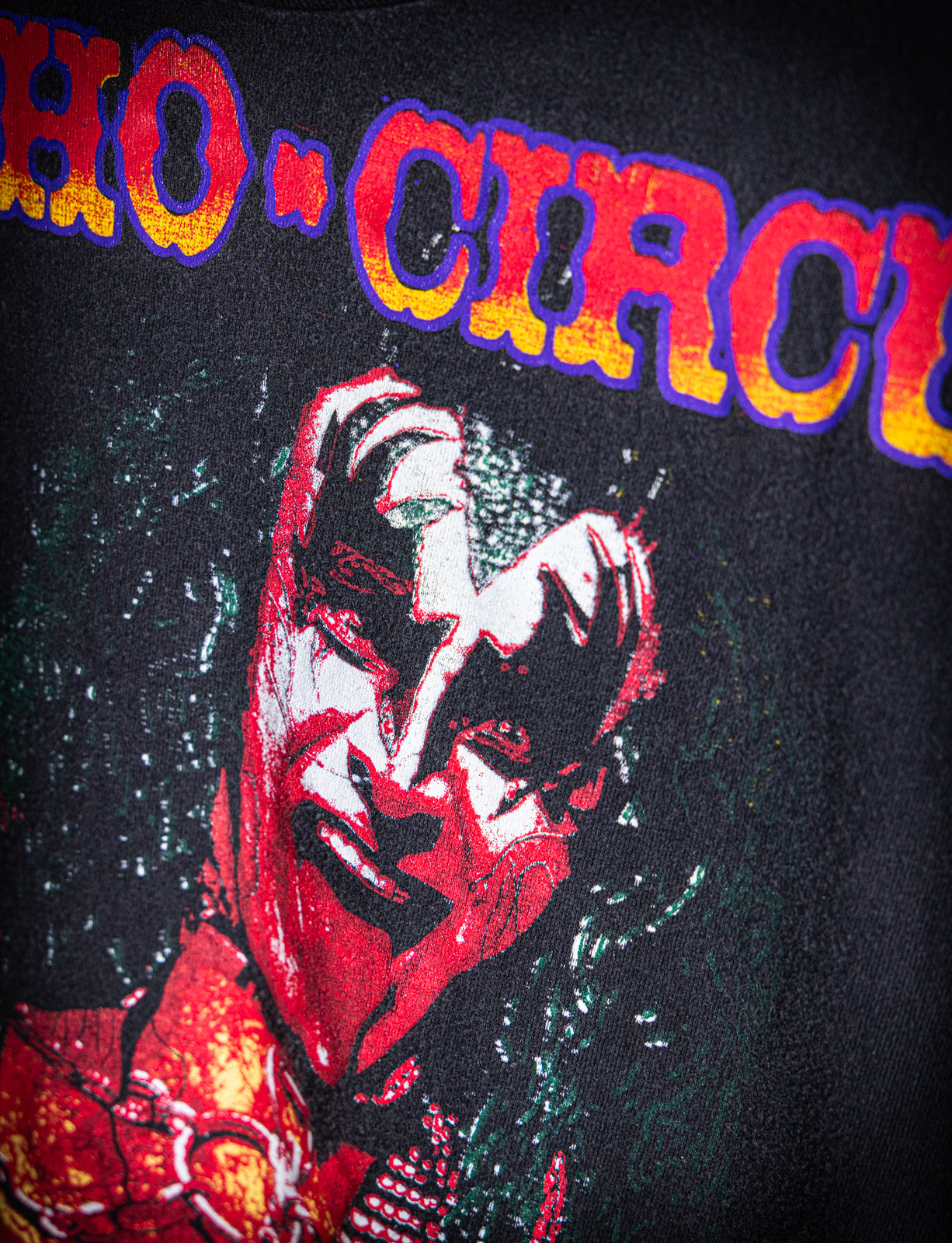 Vintage 90s Kiss Psycho Circus Concert T Shirt Large – Black Shag