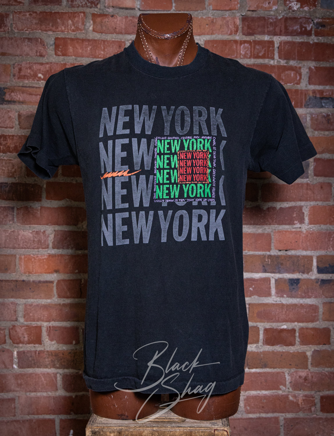 Vintage 90s New York Souvenir Graphic T Shirt Large