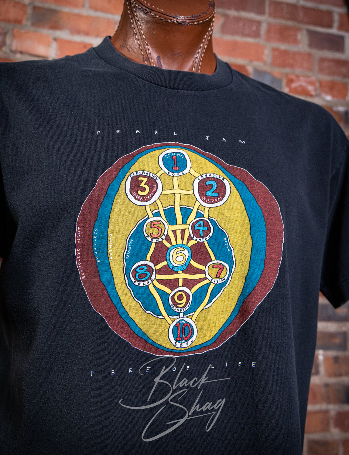 Vintage Pearl JamTree Of Life Concert T Shirt XL 1992 