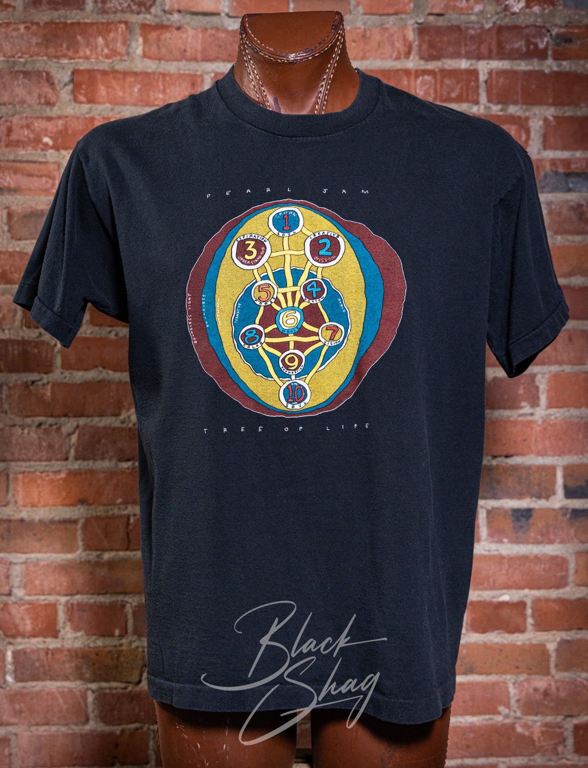 Vintage Pearl JamTree Of Life Concert T Shirt XL 1992 