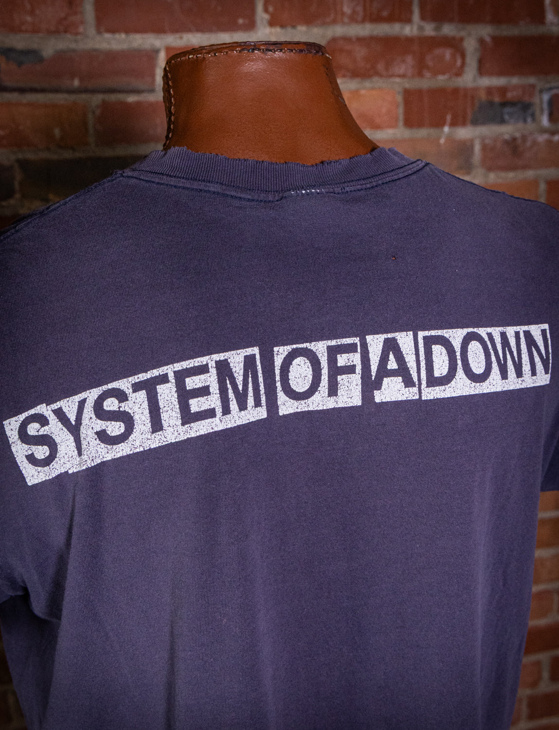 Vintage 90s System of a Down Characters Concert T Shirt XL