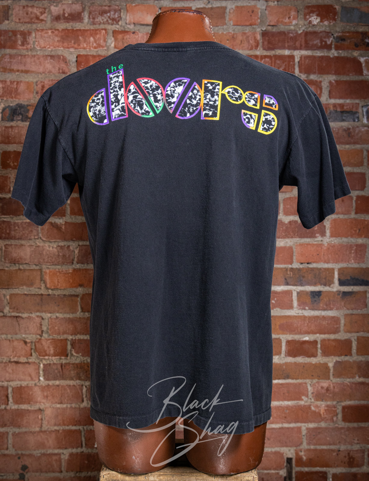 Vintage 90s The Doors AOP Concert T Shirt XL – Black Shag Vintage