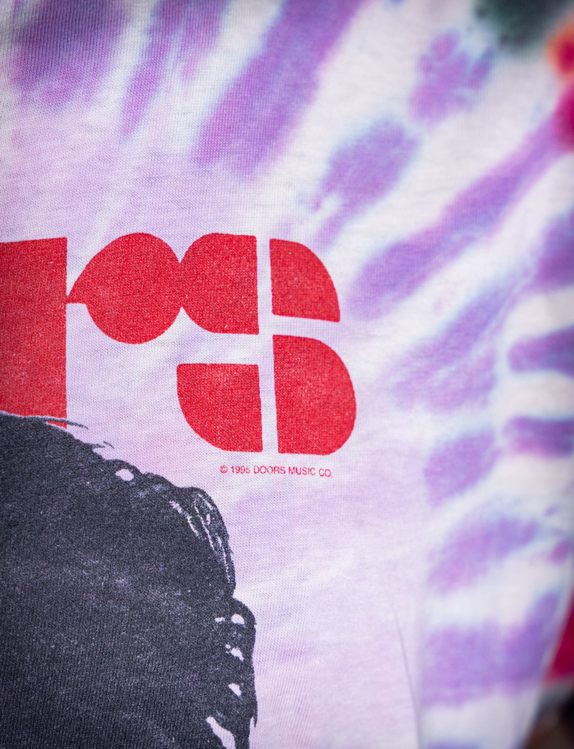 Vintage 1995 The Doors Jim Morrison Tie Dye Concert T Shirt XL